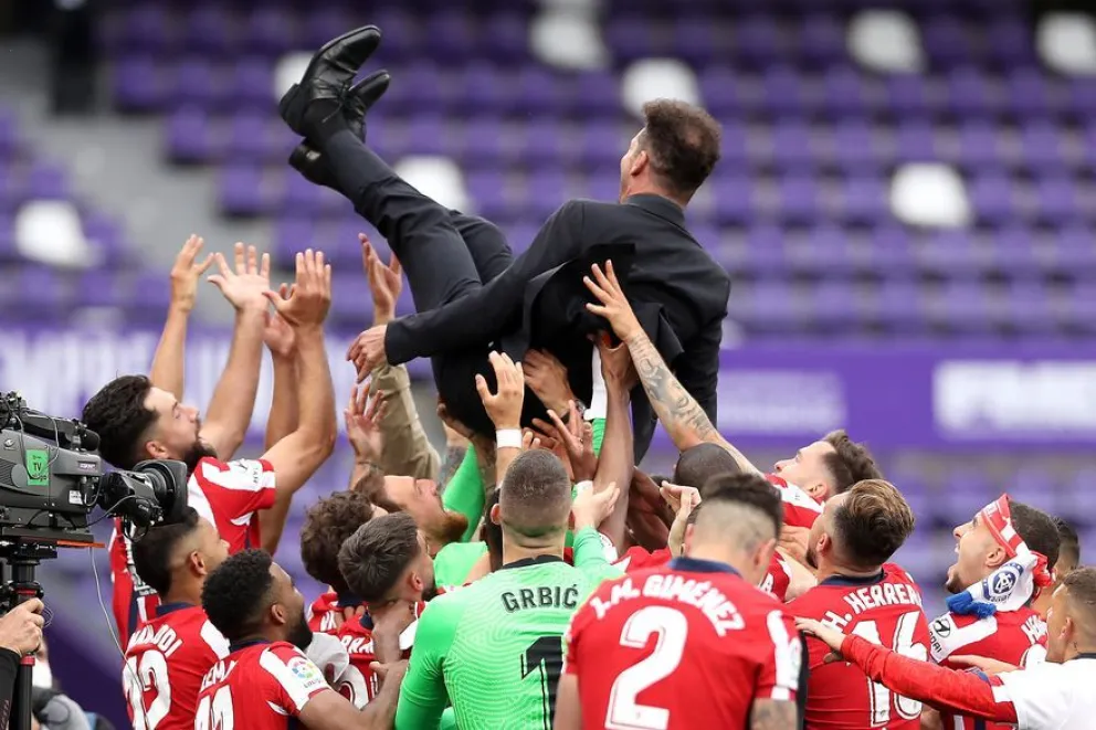 Video: el Atlético Madrid del Cholo Simeone campeón de la Liga de España
