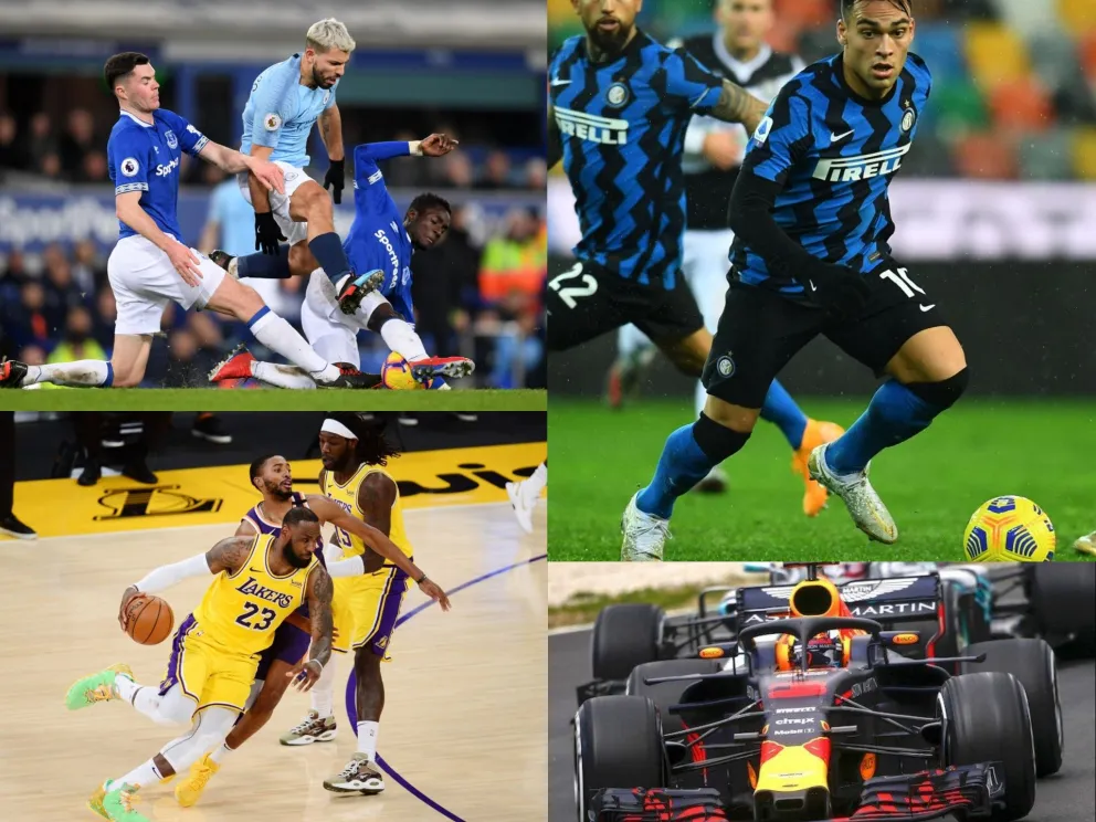 Agenda deportiva: F1, NBA, Premier, Serie A de Italia, rugby, ciclismo y golf