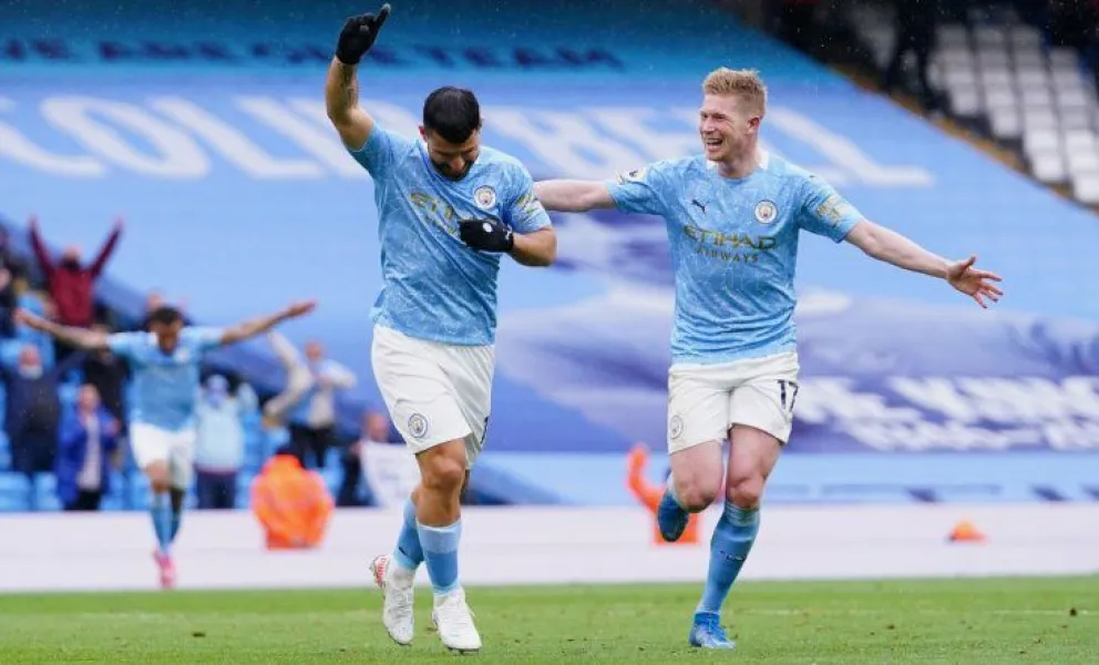 El Kun Agüero se despidió de manera inolvidable