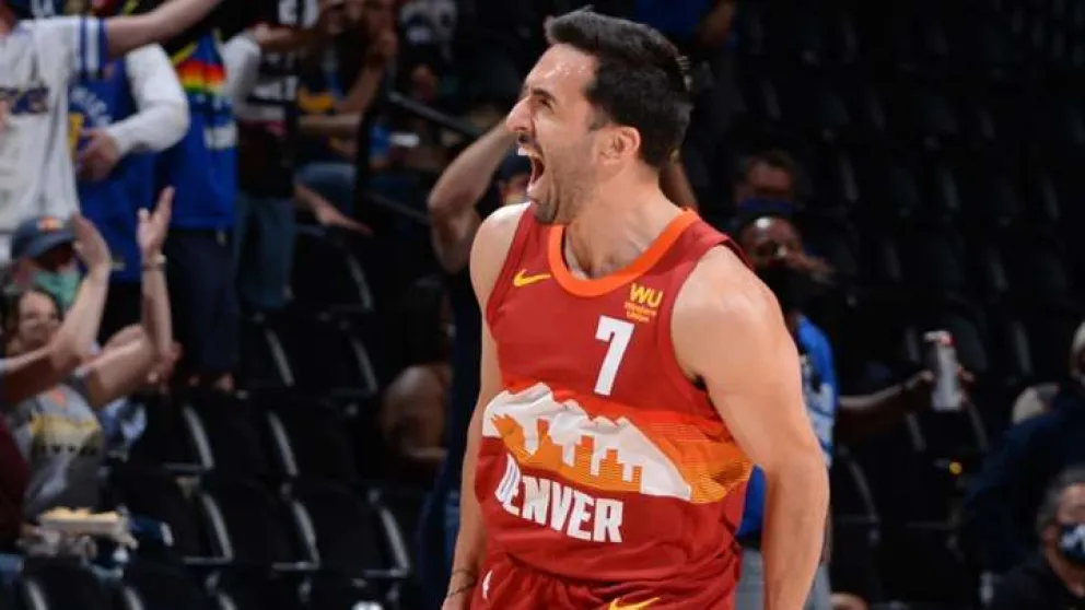 Campazzo y los Nuggets empataron la serie ante Portland