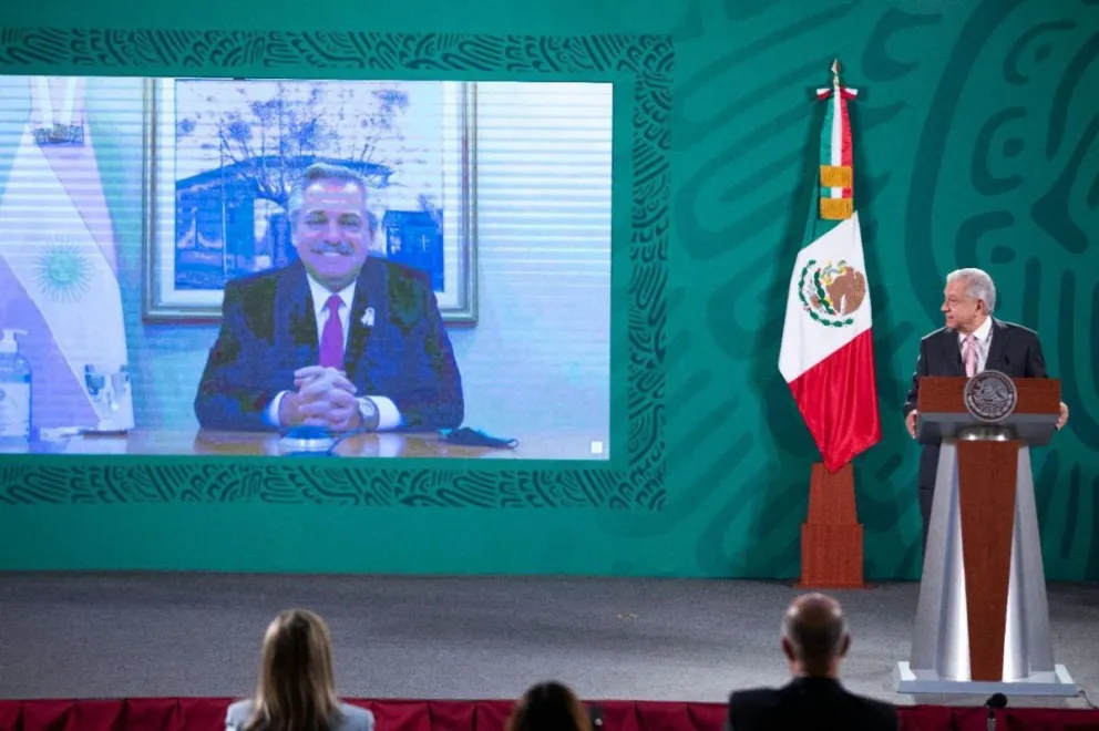 Alberto Fernández anunció nuevos envíos de vacunas desde México