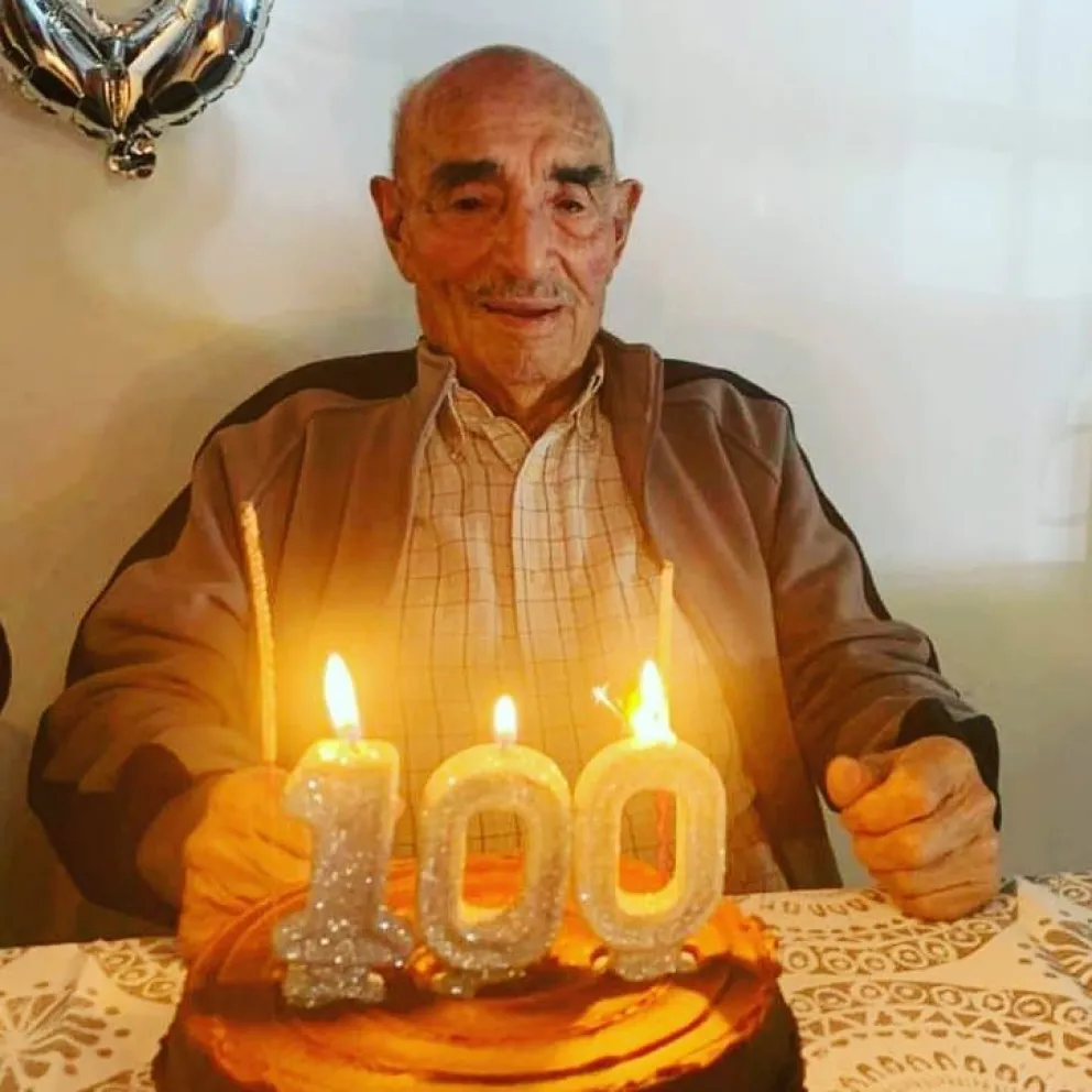 Angel Garay, y sus 100 saludables años
