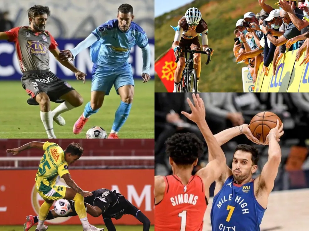 Agenda deportiva: Campazzo en la NBA, Libertadores, Sudamericana y ciclismo