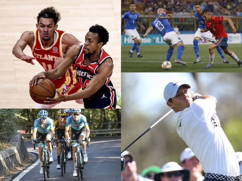 Agenda deportiva: siguen los playoffs de la NBA, fútbol, ciclismo y golf