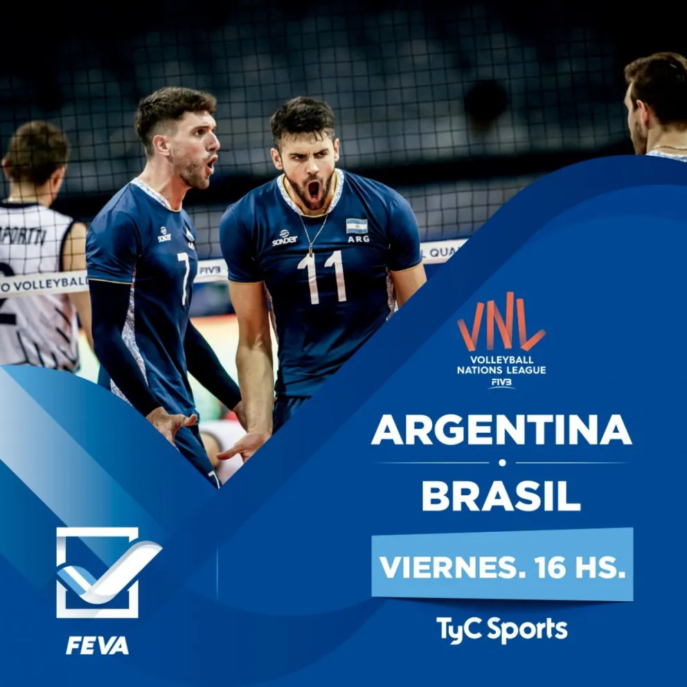 Argentina debuta ante Brasil en la Liga de Naciones