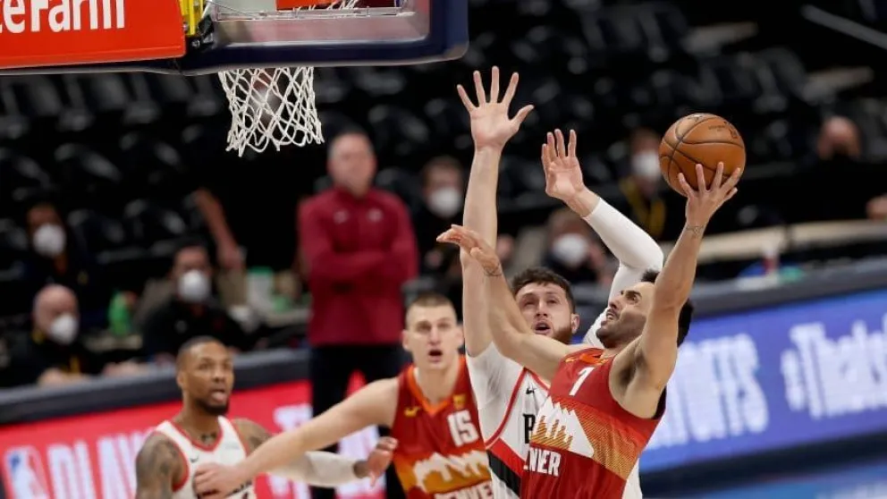 Los Nuggets de Campazzo frente a Portland: hora y TV del cuarto de juego