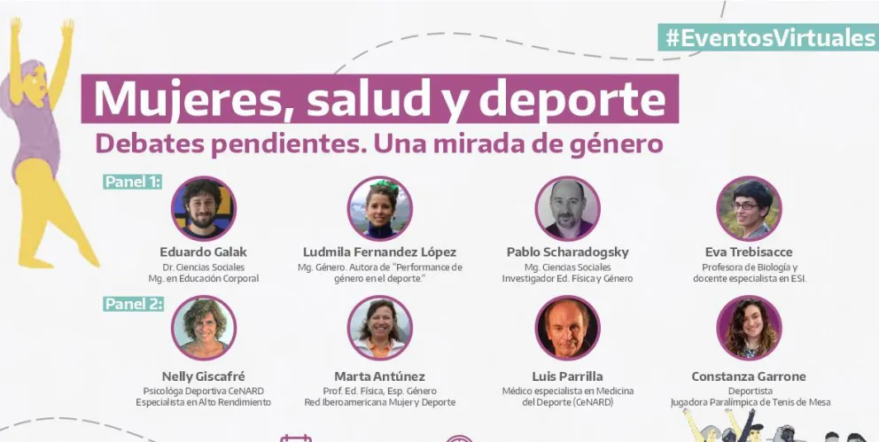 Reviví el encuentro virtual Mujeres, Salud y Deporte