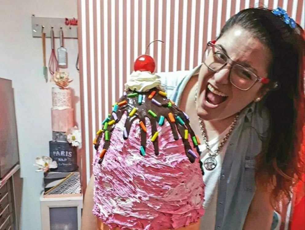 Agustina Fontenla, famosa repostera de Bake Off, internada con covid en Viedma