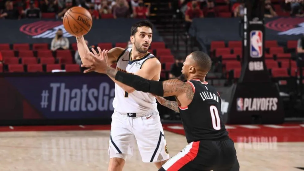 NBA: hora y TV para ver a Campazzo en un juego clave de Denver ante Portland