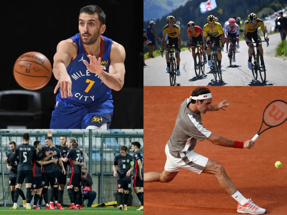 Agenda deportiva: NBA con Campazzo, Roland Garros, fútbol y ciclismo