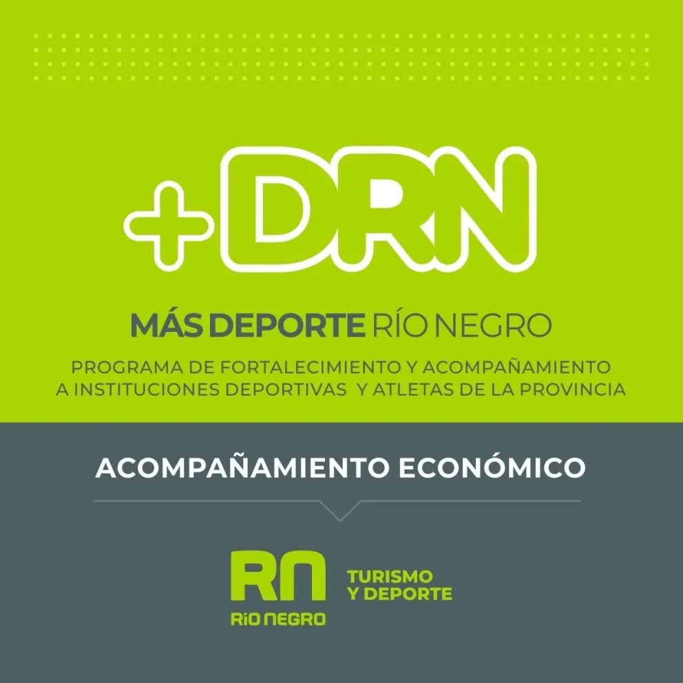 Dos líneas de aportes: 100 mil y 50 mil pesos para entidades deportivas