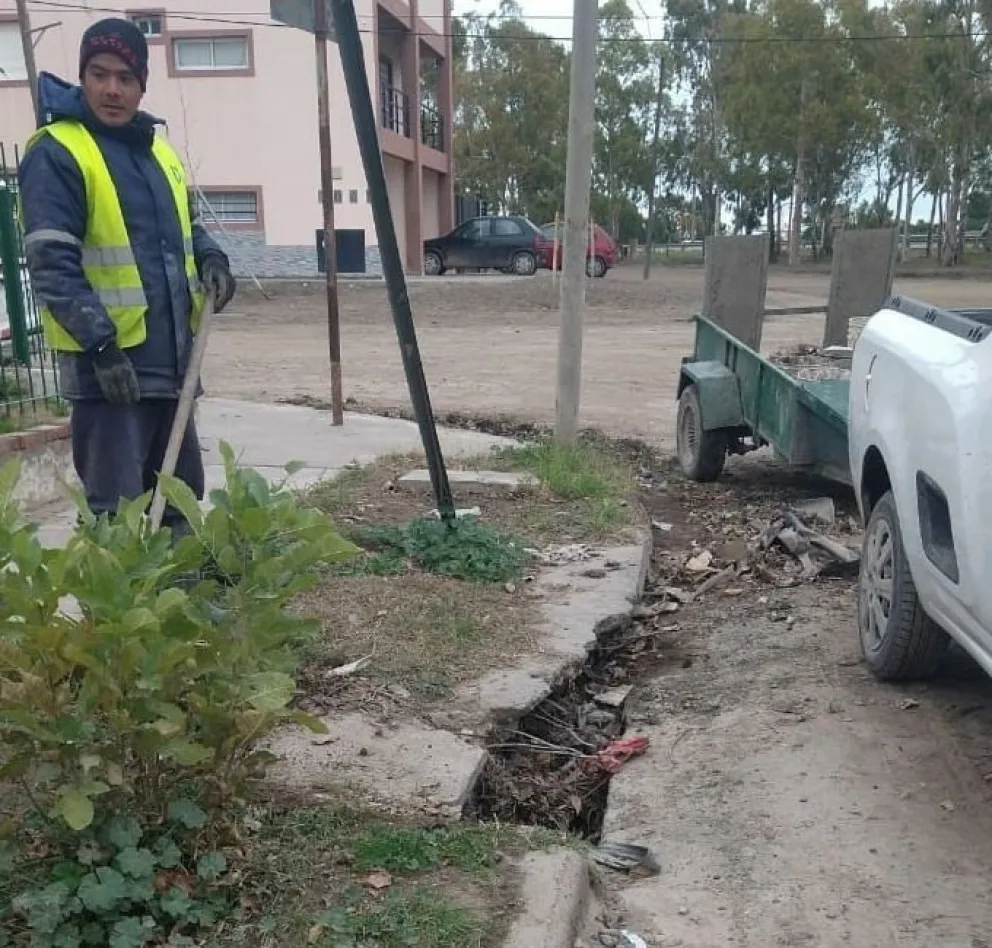 Pesatti acusó una falta periódica de mantenimiento del sistema pluvial