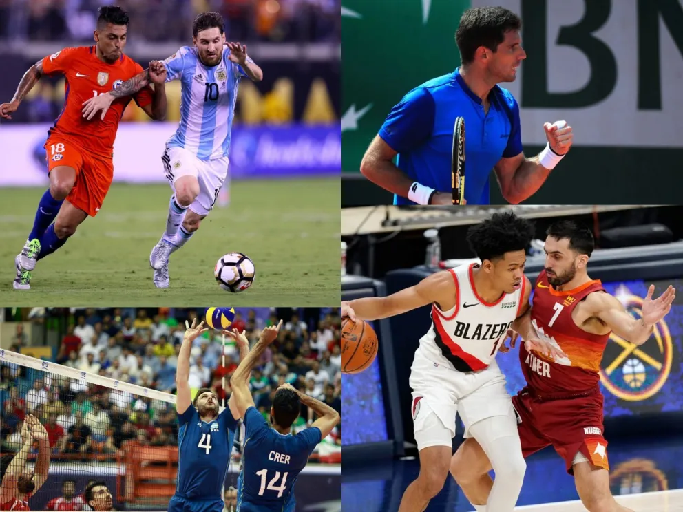 Agenda deportiva: Eliminatorias, NBA con Campazzo, Word League y Roland Garros