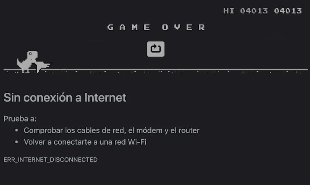 A jugar con el dinosaurio: la Comarca se quedó sin Internet