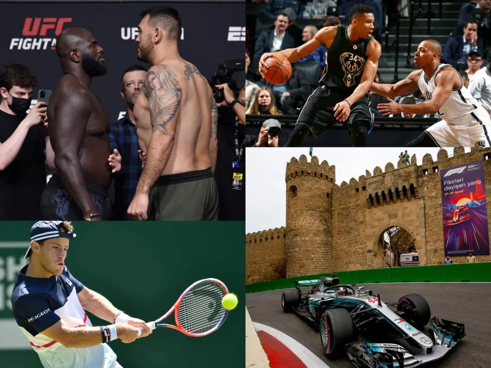 Agenda deportiva: NBA, UFC, Schwartzman en Roland Garros y Fórmula 1