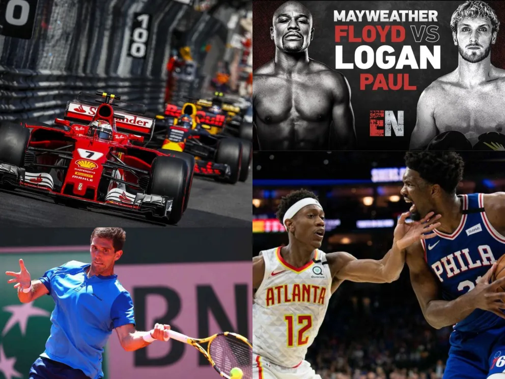 Agenda Deportiva:  Mayweather vs Paul, NBA, final de Fórmula 1, Roland Garros