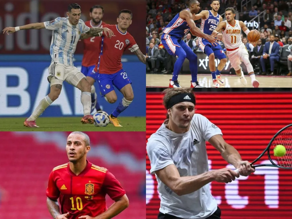Agenda deportiva: eliminatorias sudamericanas, NBA, Roland Garros y amistosos