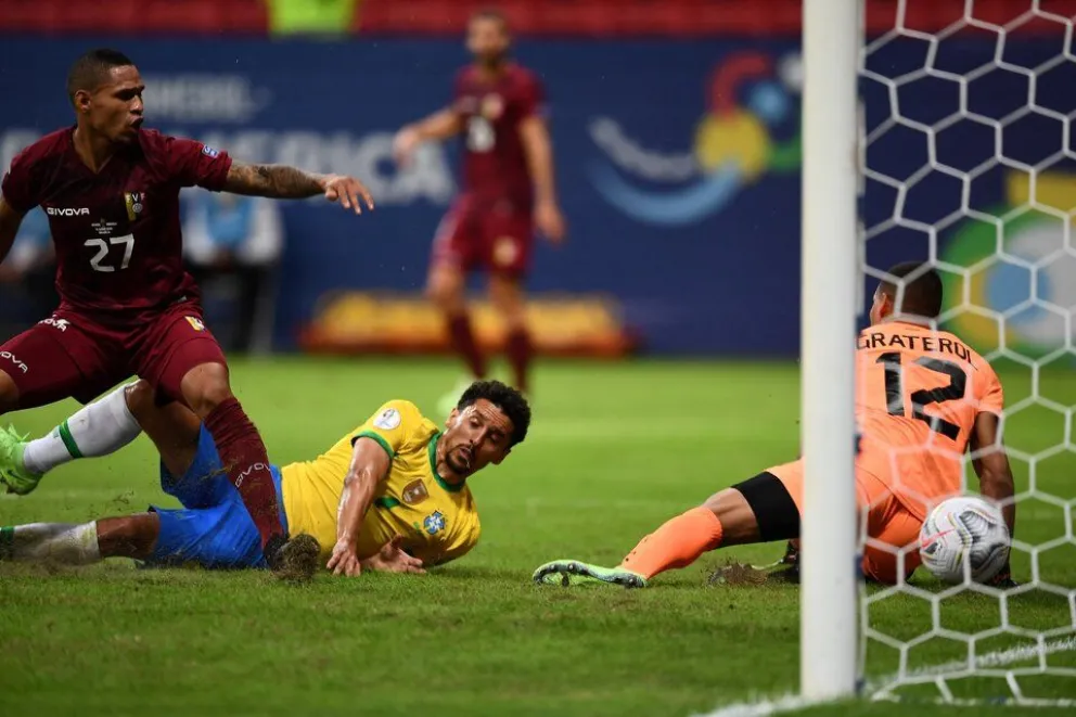 Brasil goleó 3 a 0 a Venezuela en el comienzo de la Copa América 2021