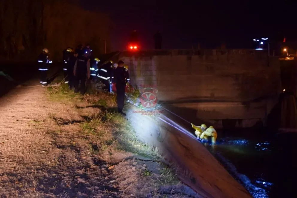Se confirmó la identidad del cuerpo encontrado en el canal grande de Roca