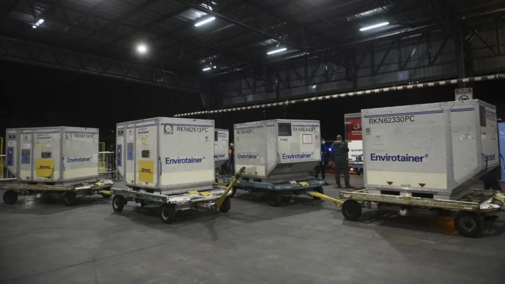 Llegaron 934.200 vacunas y el país superó las 20 millones de dosis recibidas