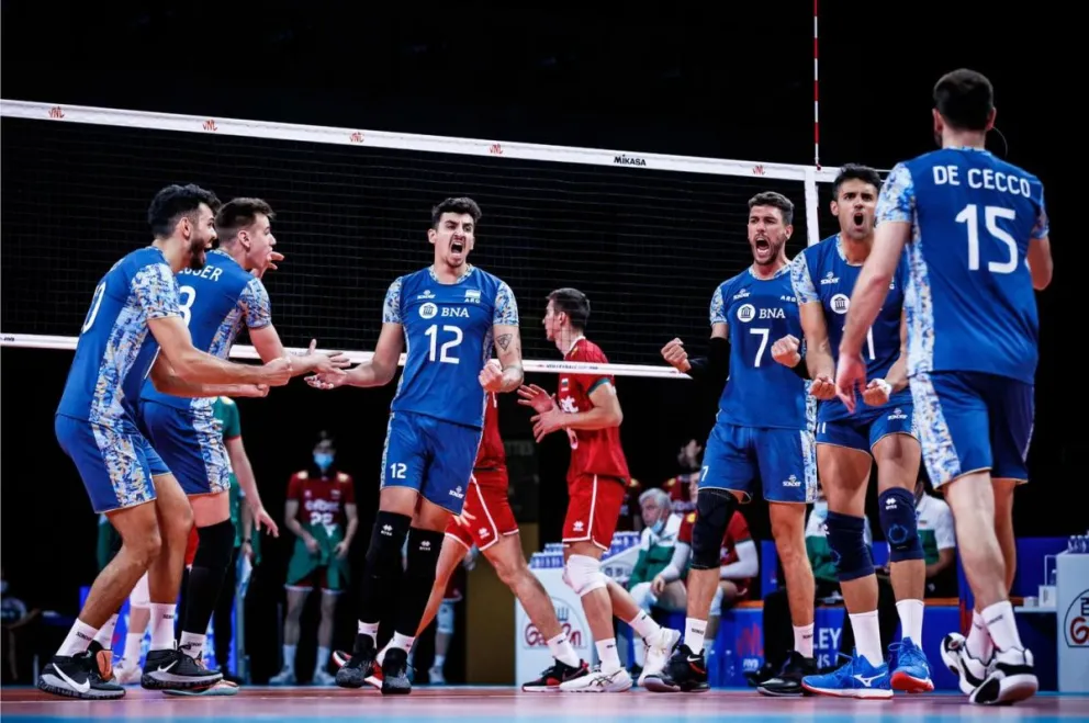 Argentina festejó ante Bulgaria