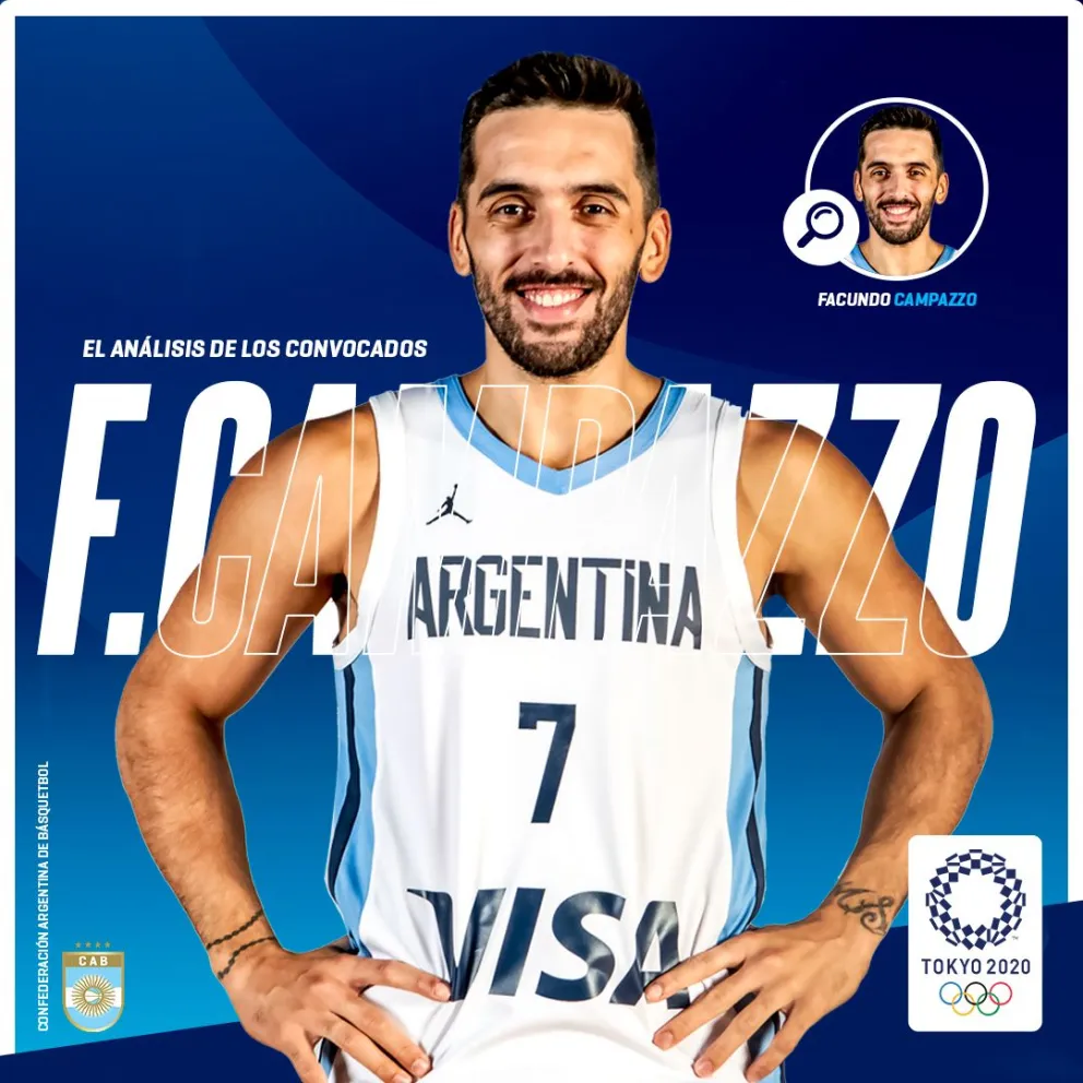 Campazzo, entre la experiencia NBA, la fatiga y la ilusión