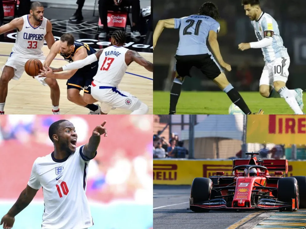 Agenda deportiva: Argentina vs Uruguay, Eurocopa, playoffs NBA y ensayos de F-1