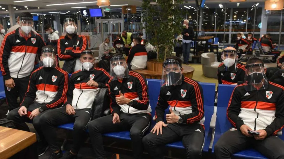 River se vacunó contra el coronavirus en los Estados Unidos