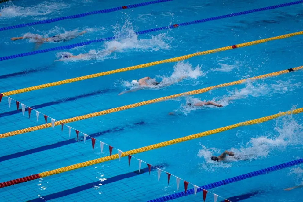 La bandera argentina flamea en el Mundial de Natación Adaptado en Berlín