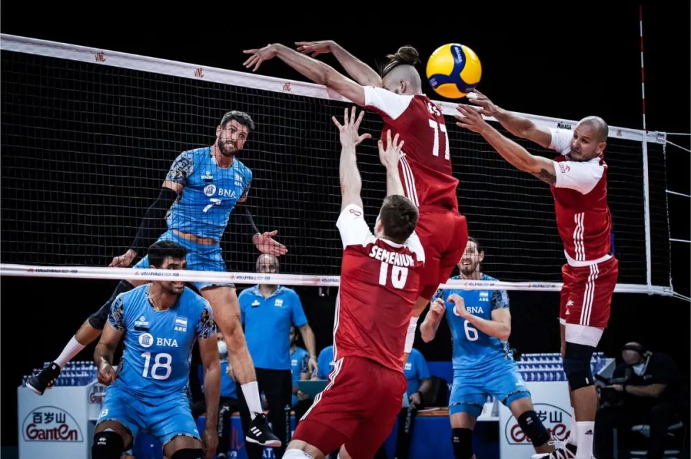 Argentina cayó ante Polonia