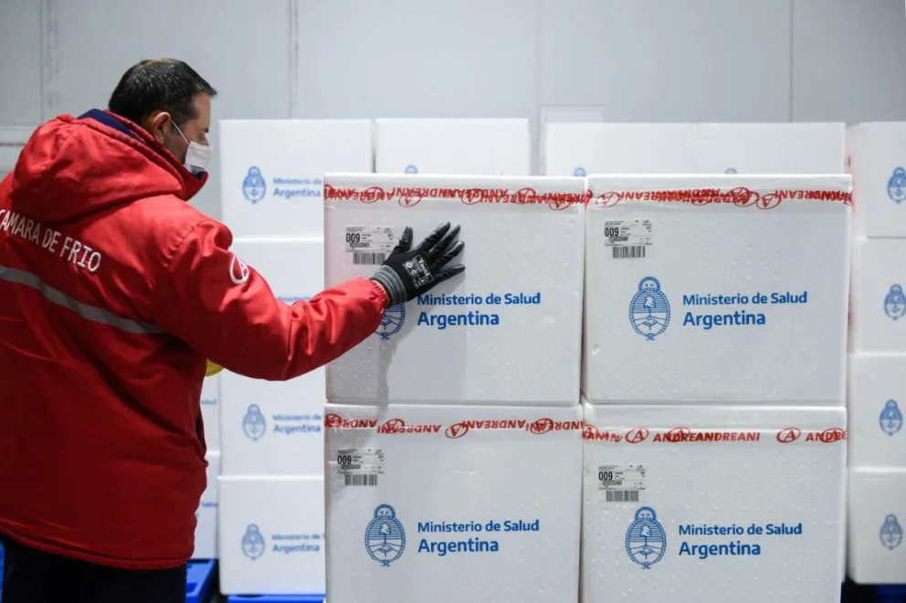 Récord semanal de distribución de vacunas: más de 4 millones de dosis en el país