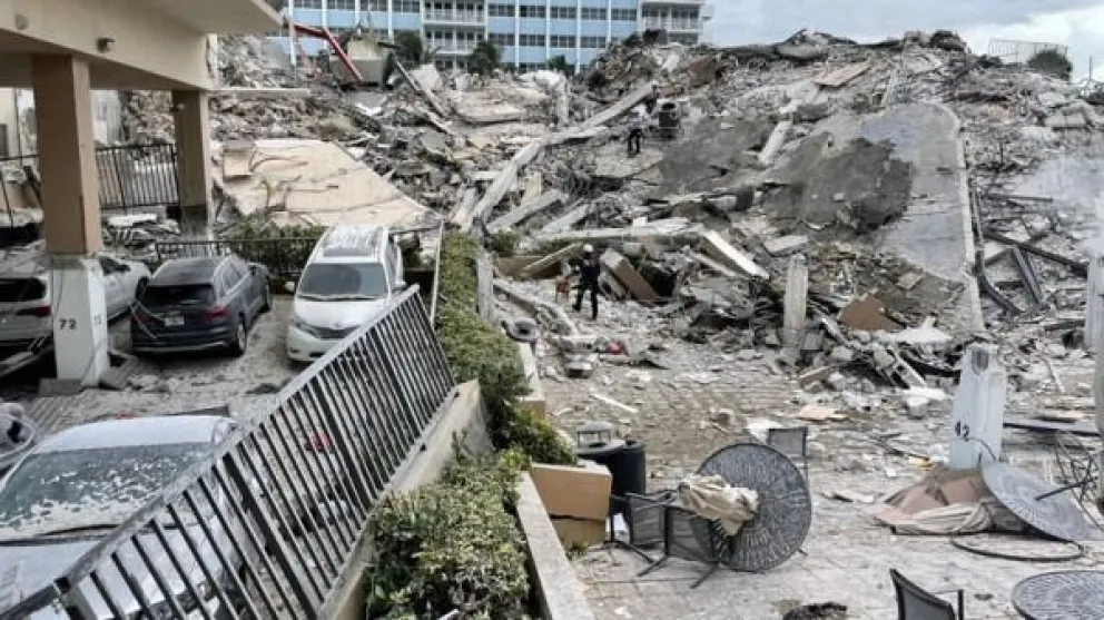 Derrumbe en Miami: buscan a 159 desaparecidos, 9 son argentinos