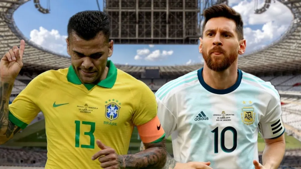 Copa América: ¿cuándo se cruzarían Argentina y Brasil?