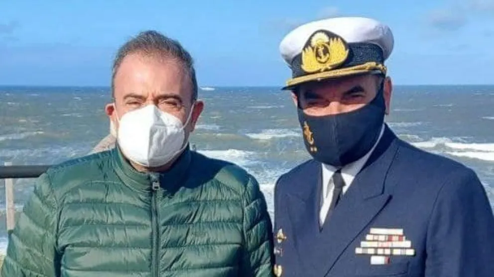 Pesatti destacó  la significación del paso de la fragata Libertad