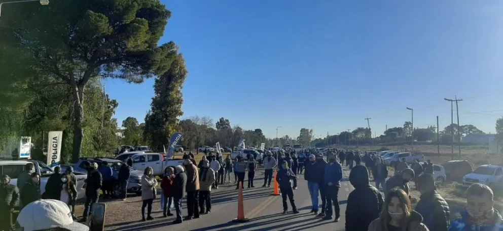 Los productores continuarán con el corte de tránsito en la ruta nacional 3