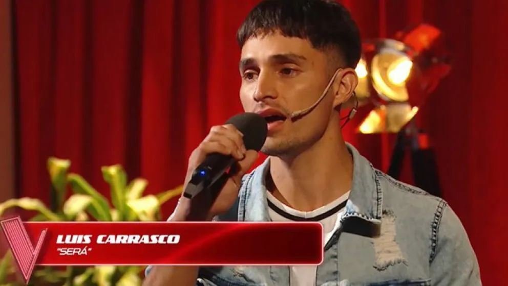 El rionegrino Lucas Carrasco volvió a La Voz Argentina después de la polémica