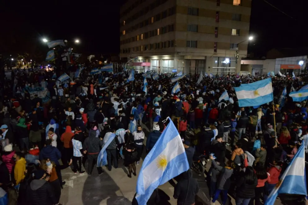 Viedma fue una locura, con la Copa América obtenida por la Selección de Messi