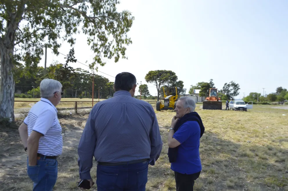 Acondicionan el predio del tren para la Fiesta de la Soberanía