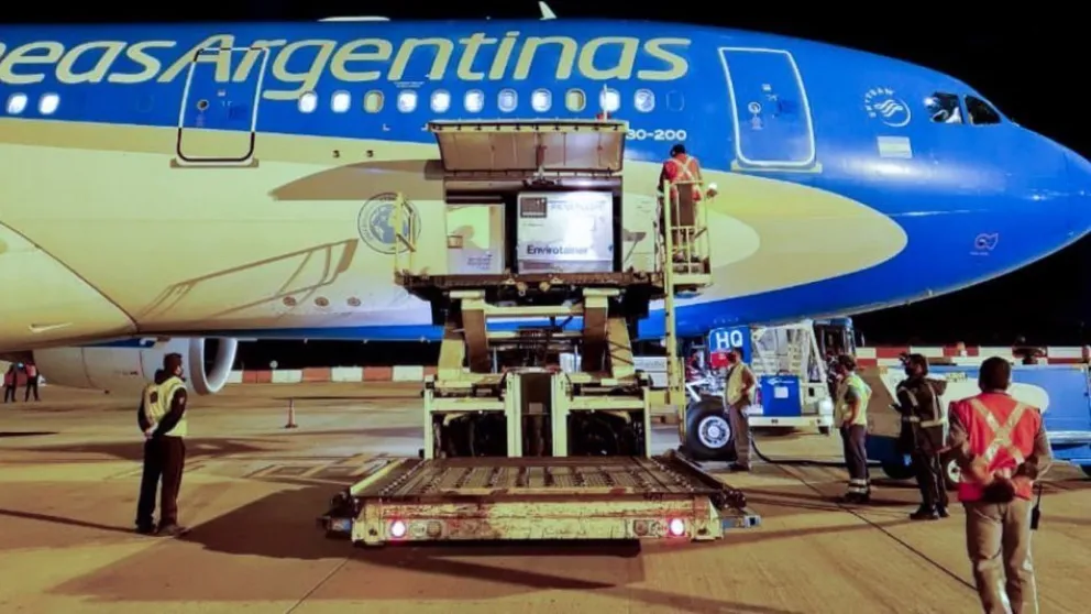 Esta tarde llega un vuelo de Aerolíneas de China con más dosis de Sinopharm
