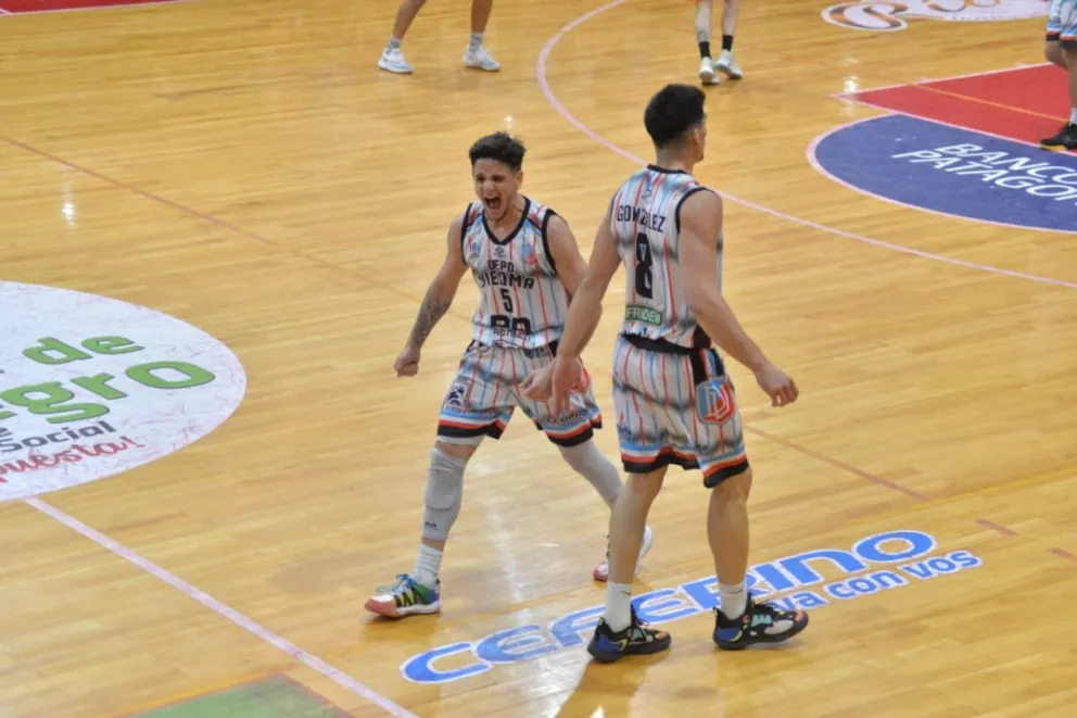 Le puso los puntos: Viedma venció con autoridad a Quilmes y hay tercer juego
