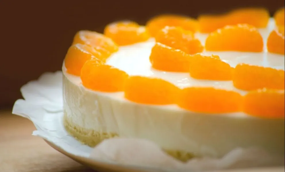 ¡Imperdible! Receta de cheesecake de mandarina sin horno