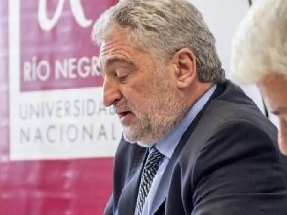 Falleció esta tarde el rector de la UNRN, Juan Carlos Del Bello