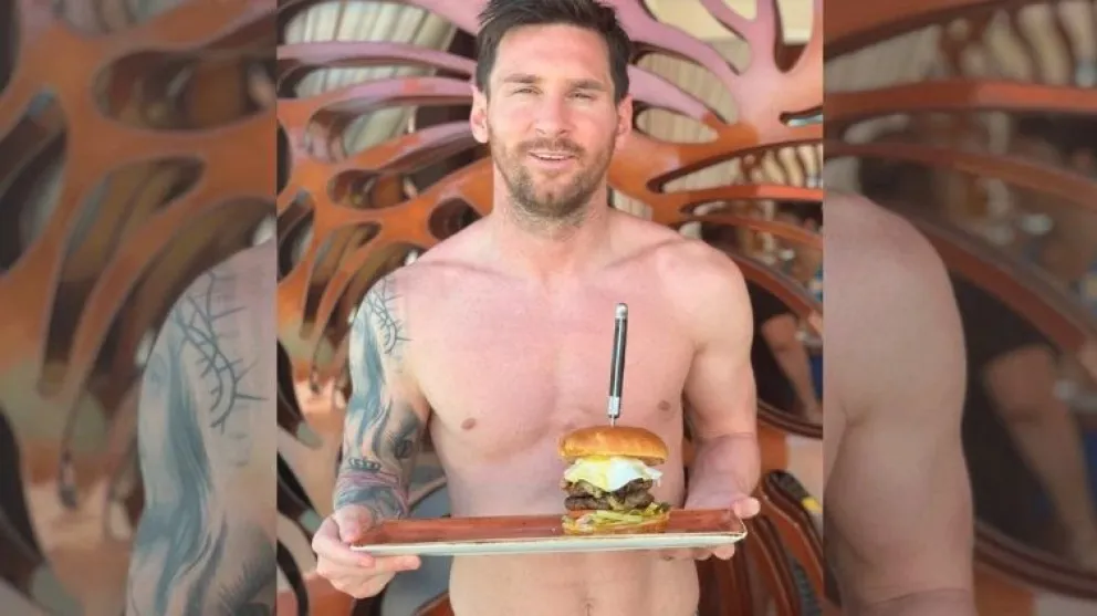 Messi hizo furor en las redes sociales con "su permitido"