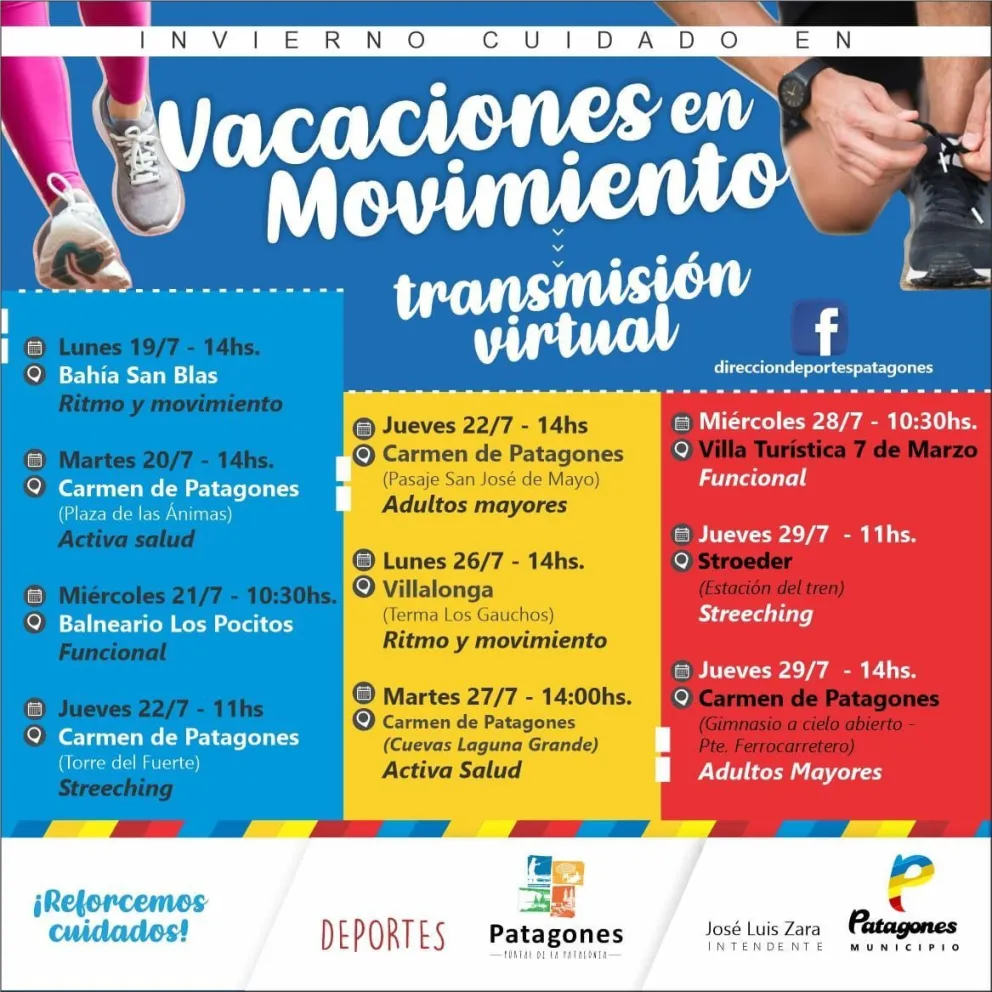 Patagones se mueve para estas vacaciones de invierno, pero en forma virtual