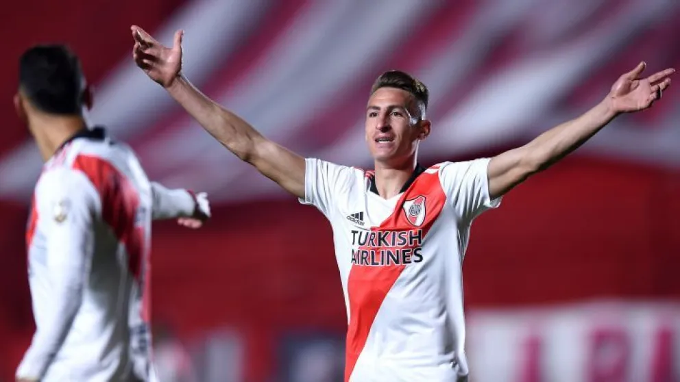 River le ganó a Argentinos 2 a 0 y pasó a cuartos de final de la Copa Libertadores