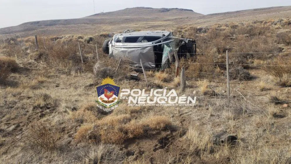 Tragedia en la Ruta 237: en un vuelco fatal murió una nena de 6 años y hay 3 heridos