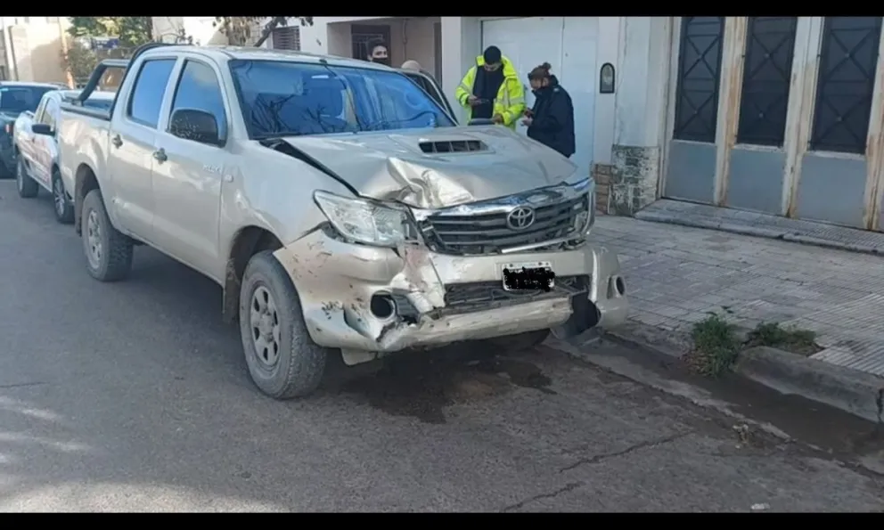 Fuerte choque en la intersección de Sanchez de Rial y Dr. Baraja
