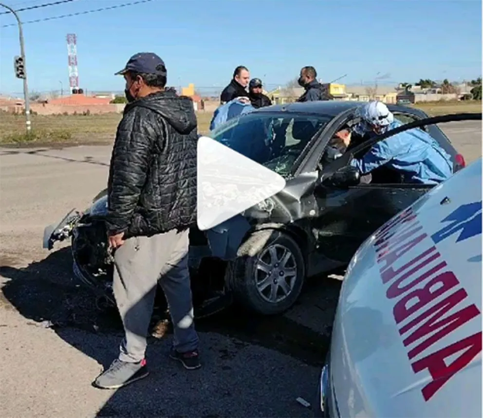 Video del choque en "el cruce de la muerte"