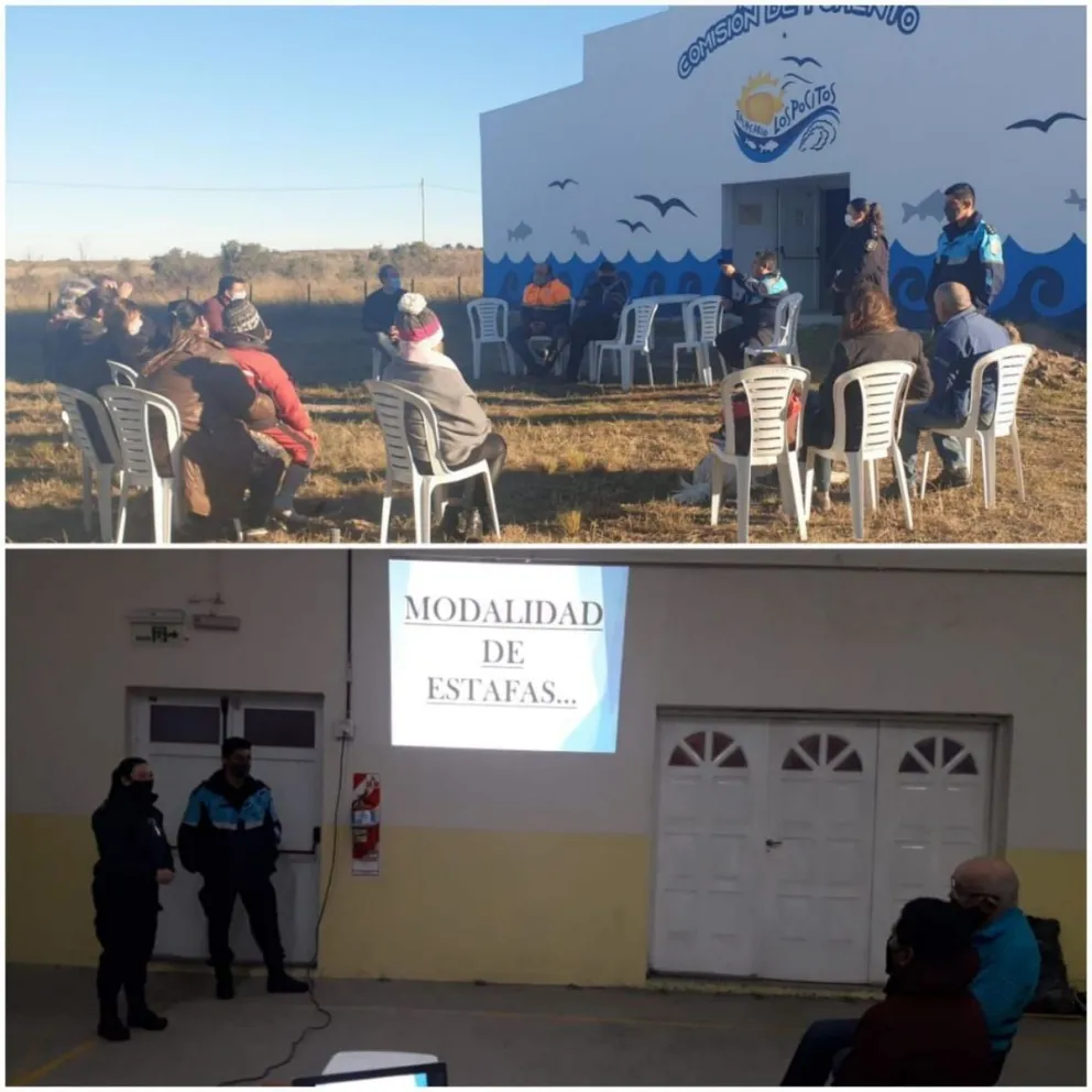 La Policía Comunal continúa con sus charlas informativas en barrios maragatos