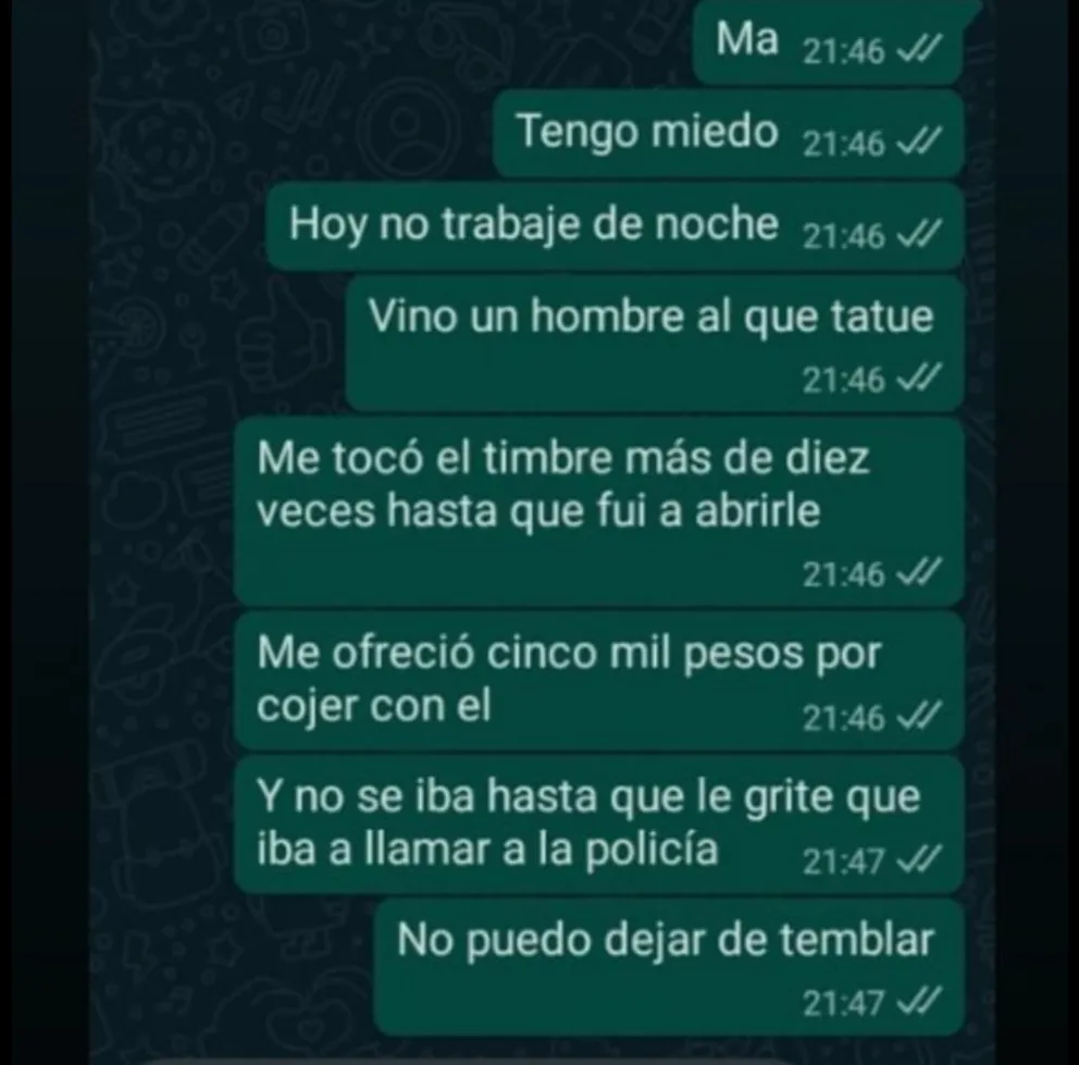 Una tatuadora denunció a un policía por acoso sexual
